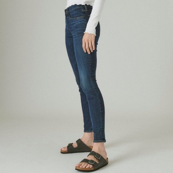 Lucky Brand Denim - Lucky Brand Distressed Mid Rise Skinny Ava Jeans